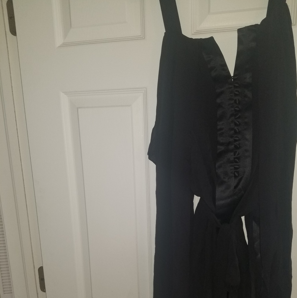 Black cocktail dress